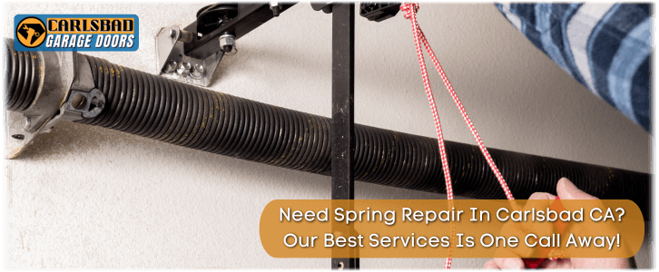 Broken Garage Door Spring Carlsbad CA